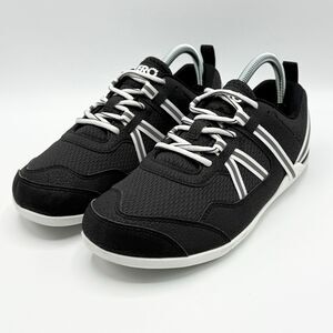 Xero Women’s Prio Black and White Lace Up Sneakers - US 8.5 / EU 39